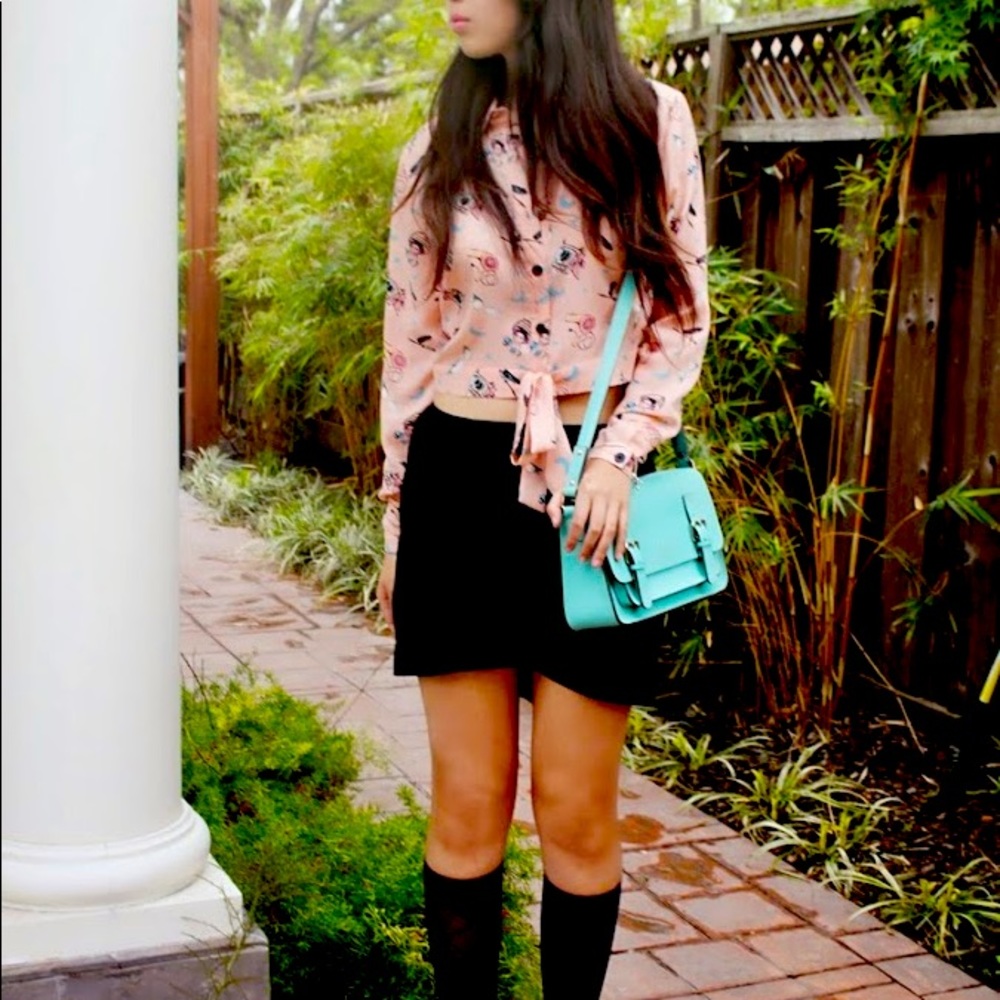 RARE Forever 21 Exclusive Beauty Parlor Blouse Med